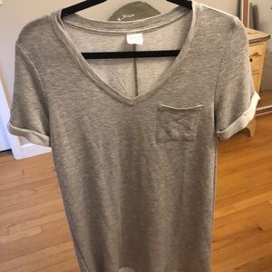 Gray T-Shirt Dress